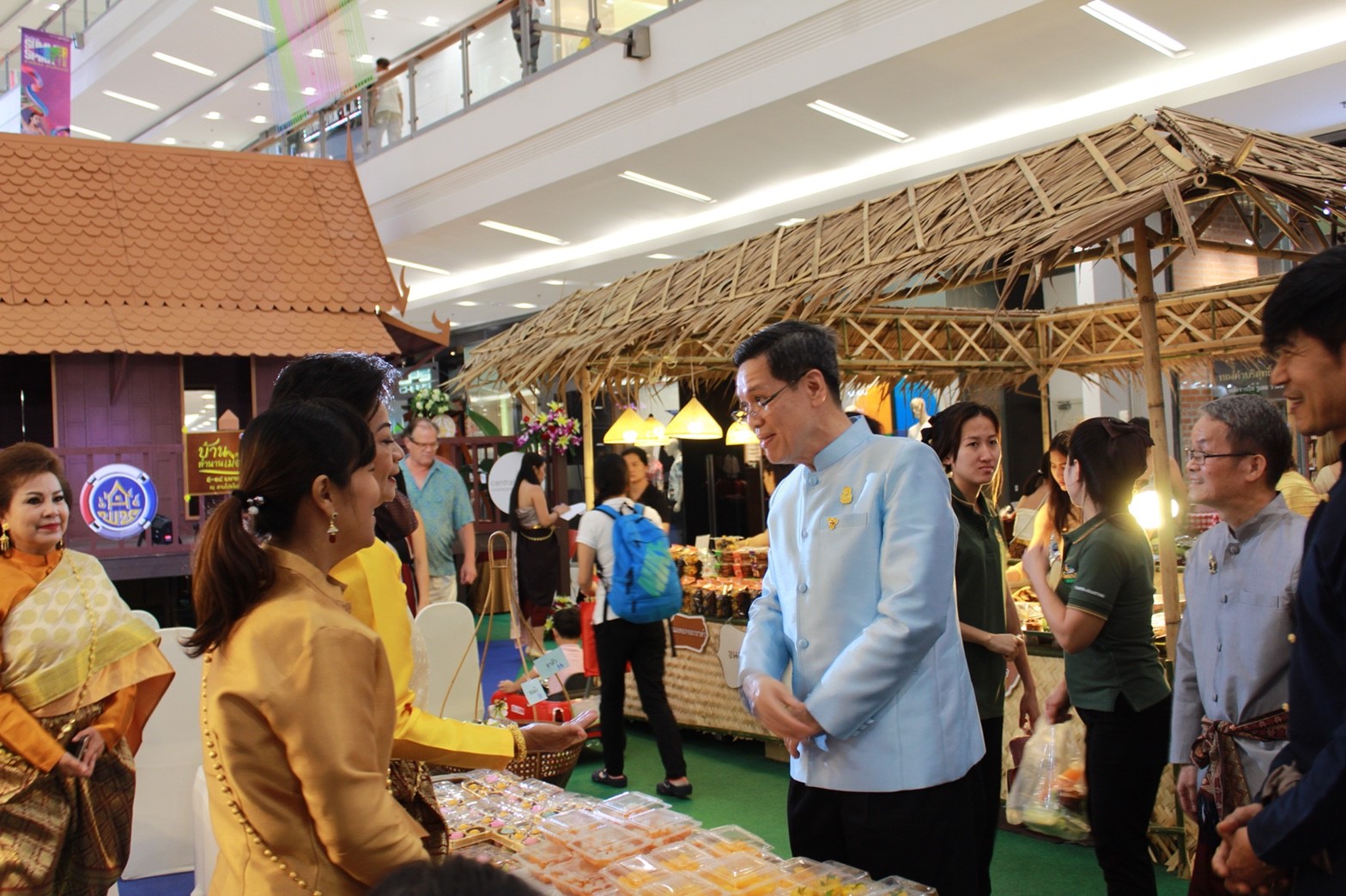 พิธีเปิดงาน “งานบ้านตลาดขวัญ ตำนานเมืองนนท์”