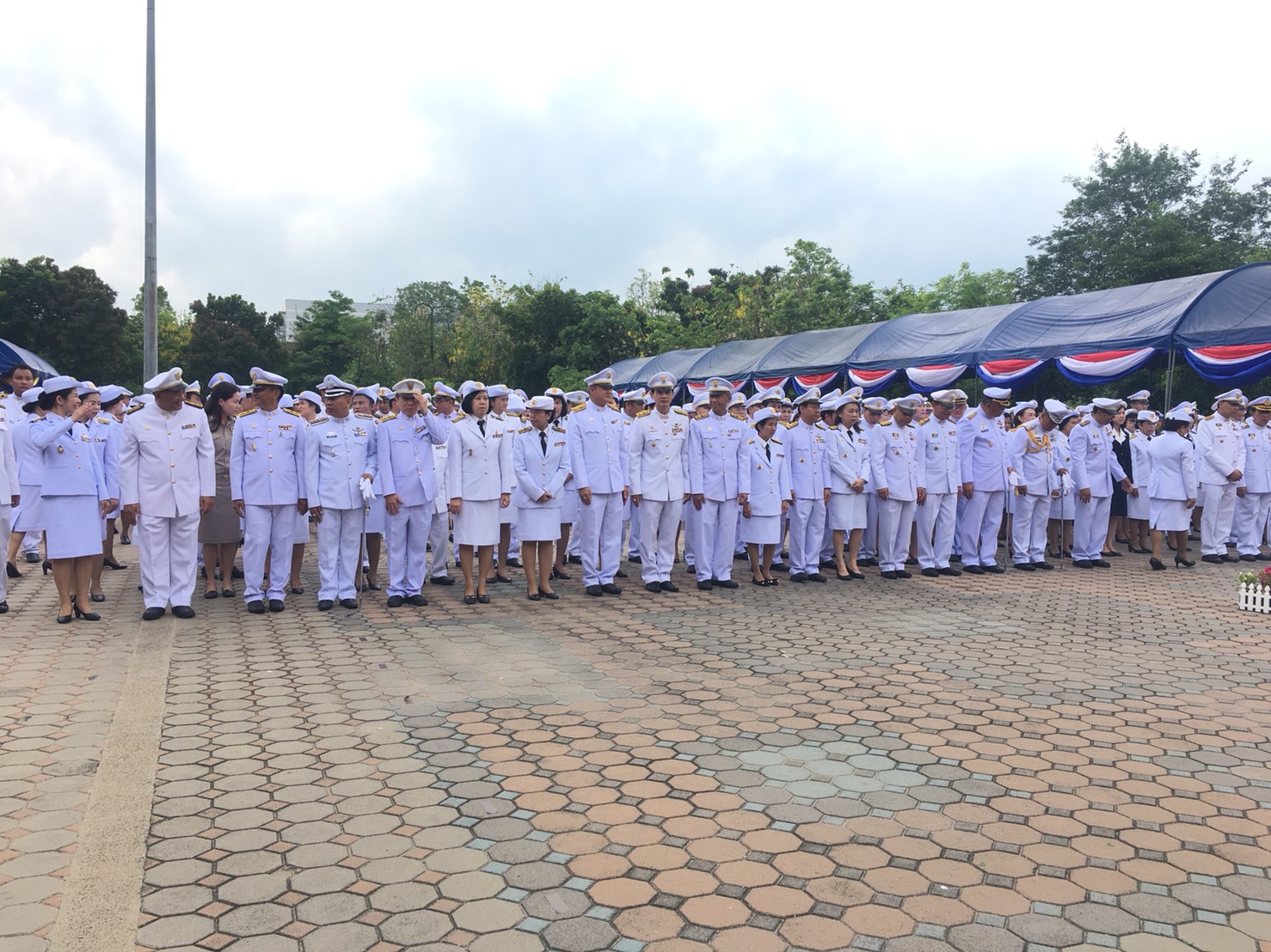 พช.นนทบุรี ร่วมวางพวงมาลาวันคล้ายวันสวรรคตสมเด็จพระนเรศวรมหาราช 25 เมย.