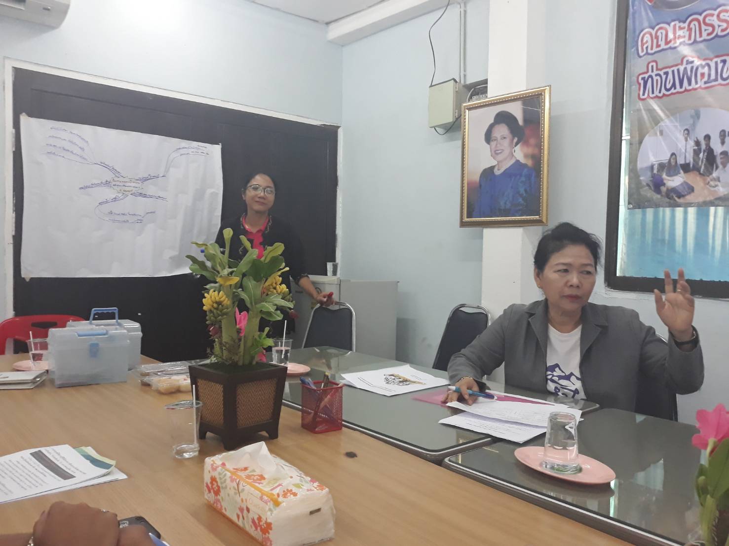 พจ.นนทบุรี พร้อมคณะติดตามกลุ่มออมทรัพย์ฯและต้อนรับเจ้าหน้าที่ ศูนย์ศึกษาและพัฒนาจังหวัดนครนายก