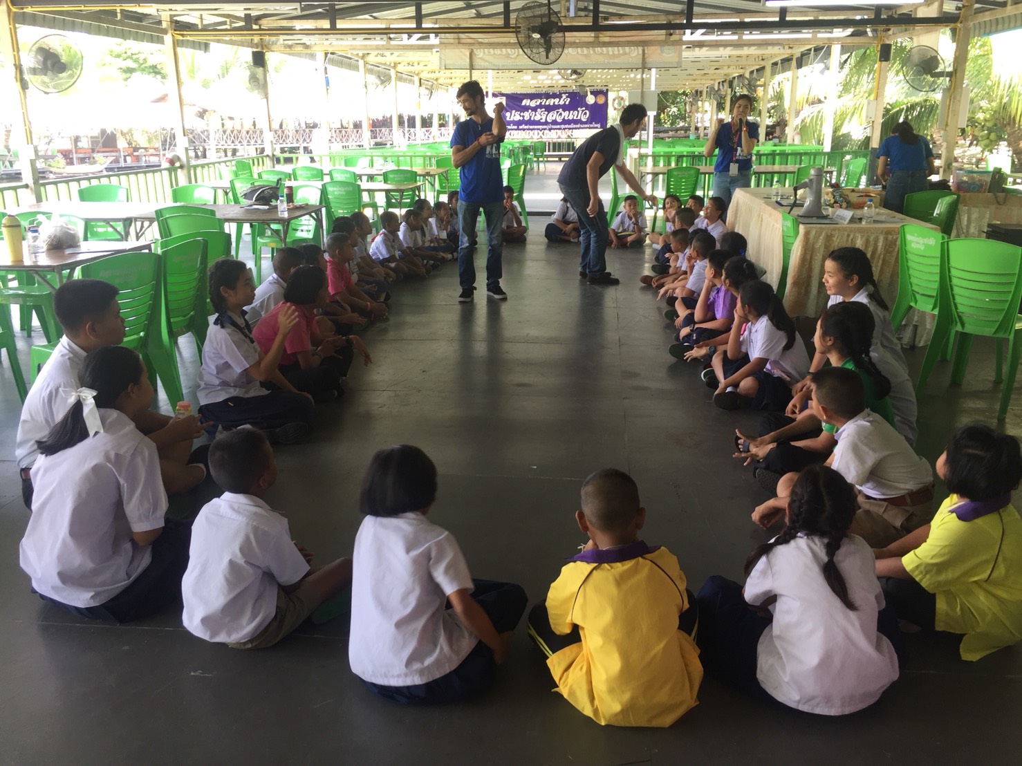 สพจ.นนทุบรี อบรมมัคคุเทศก์น้อยตามโครงการท่องเที่ยวตลาดน้ำประชารัฐสวนบัว