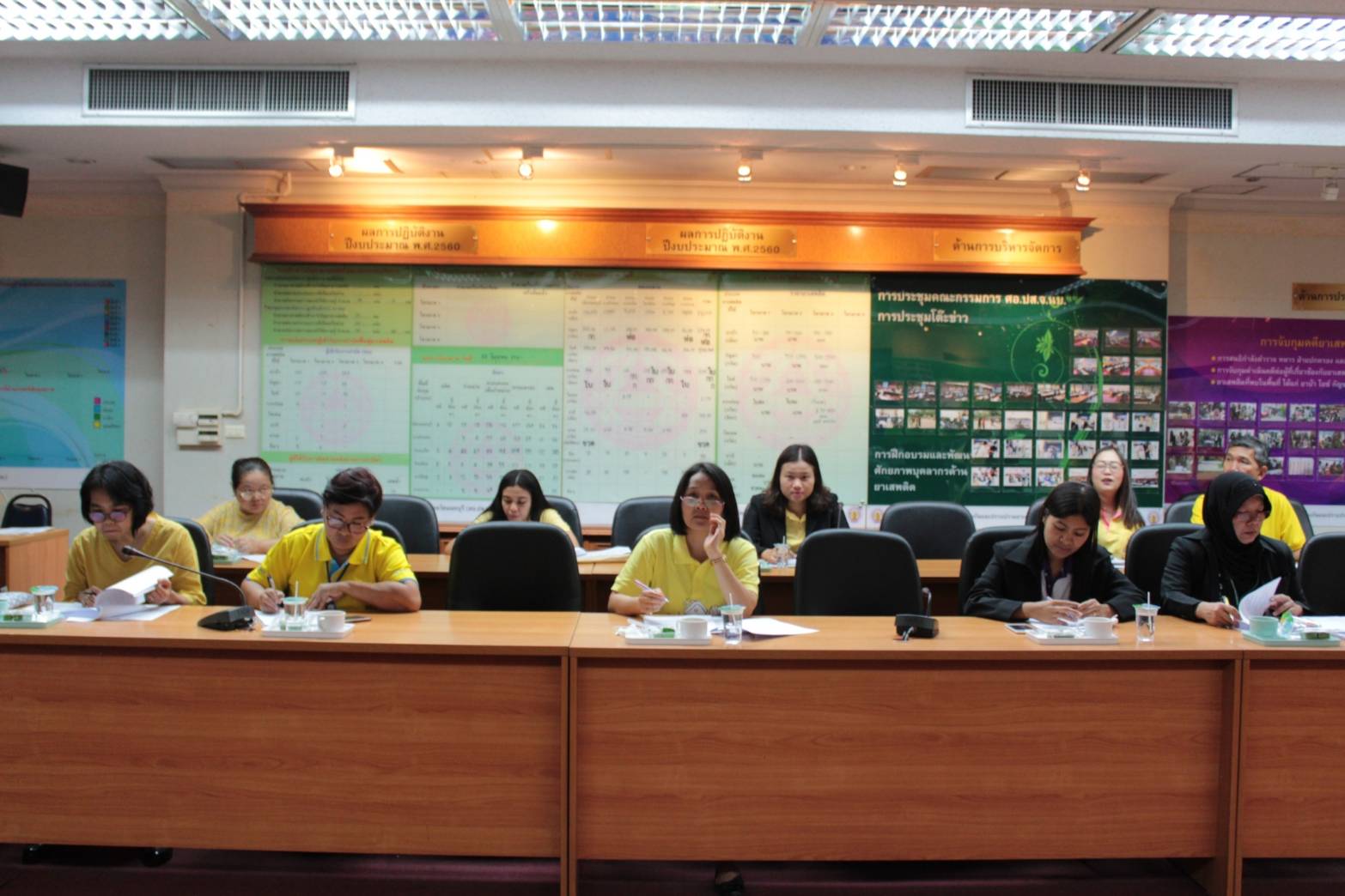 ประชุมคณะทำงานบริหารการจัดเก็บข้อมูลเพื่อการพัฒนาชุมชนจังหวัดนนทบุรี ครั้งที่ 2/2561