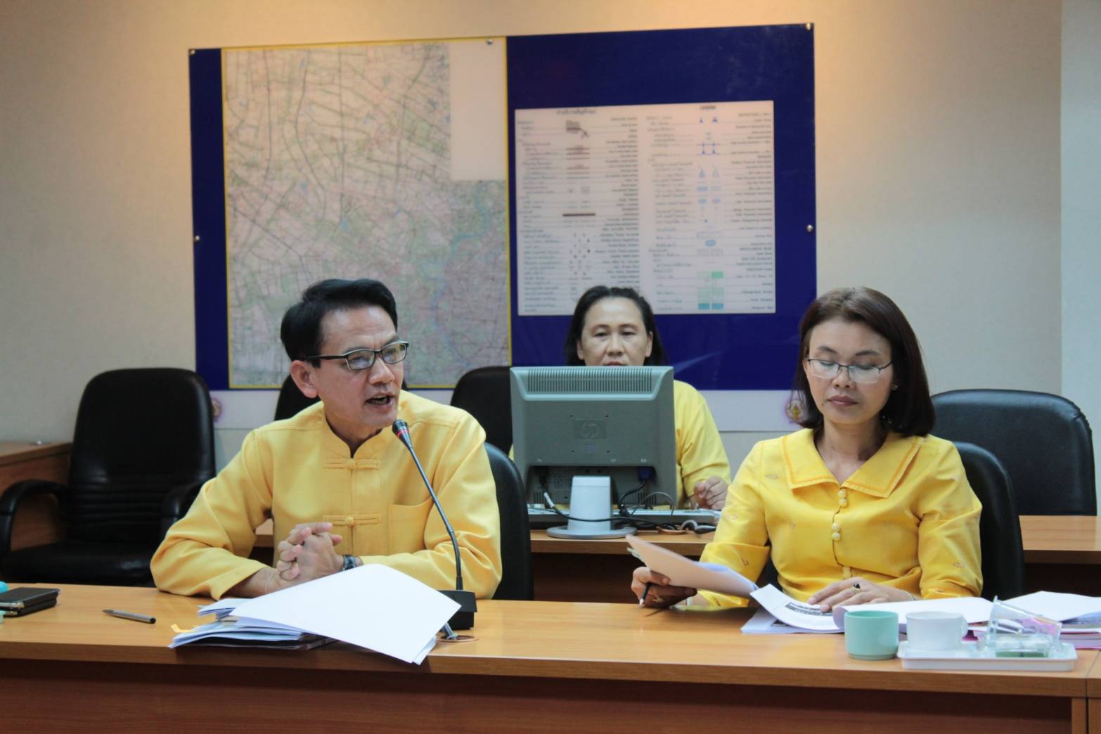 ประชุมคณะทำงานบริหารการจัดเก็บข้อมูลเพื่อการพัฒนาชุมชนจังหวัดนนทบุรี ครั้งที่ 2/2561