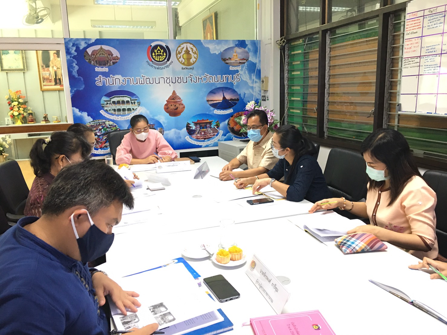 พช.นนทบุรี < ต้อนรับผู้ตรวจราชการ กรมการพัฒนาชุมชน นางทรงลักษณ์ วรภัย