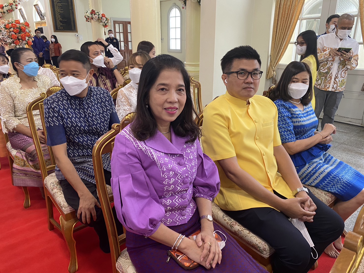 พช.นนทบุรี ร่วมประกอบพิธีทำบุญตักบาตรเฉลิมพระเกียรติ และพิธีเจริญพระพุทธมนต์ถวายพระกุศลแด่ สมเด็จพระเจ้าลูกเธอ เจ้าฟ้าสิริวัณณวรี นารีรัตนราชกัญญา เนื่องในโอกาสวันคล้ายวันประสูติ 8 มกราคม 2566 พร้อมร่วมจัดแสดงนิทรรศการ ผ้าลายขอพระราชทาน “ผ้าลายขอเจ้าฟ้าสิริวัณณวรีฯ”