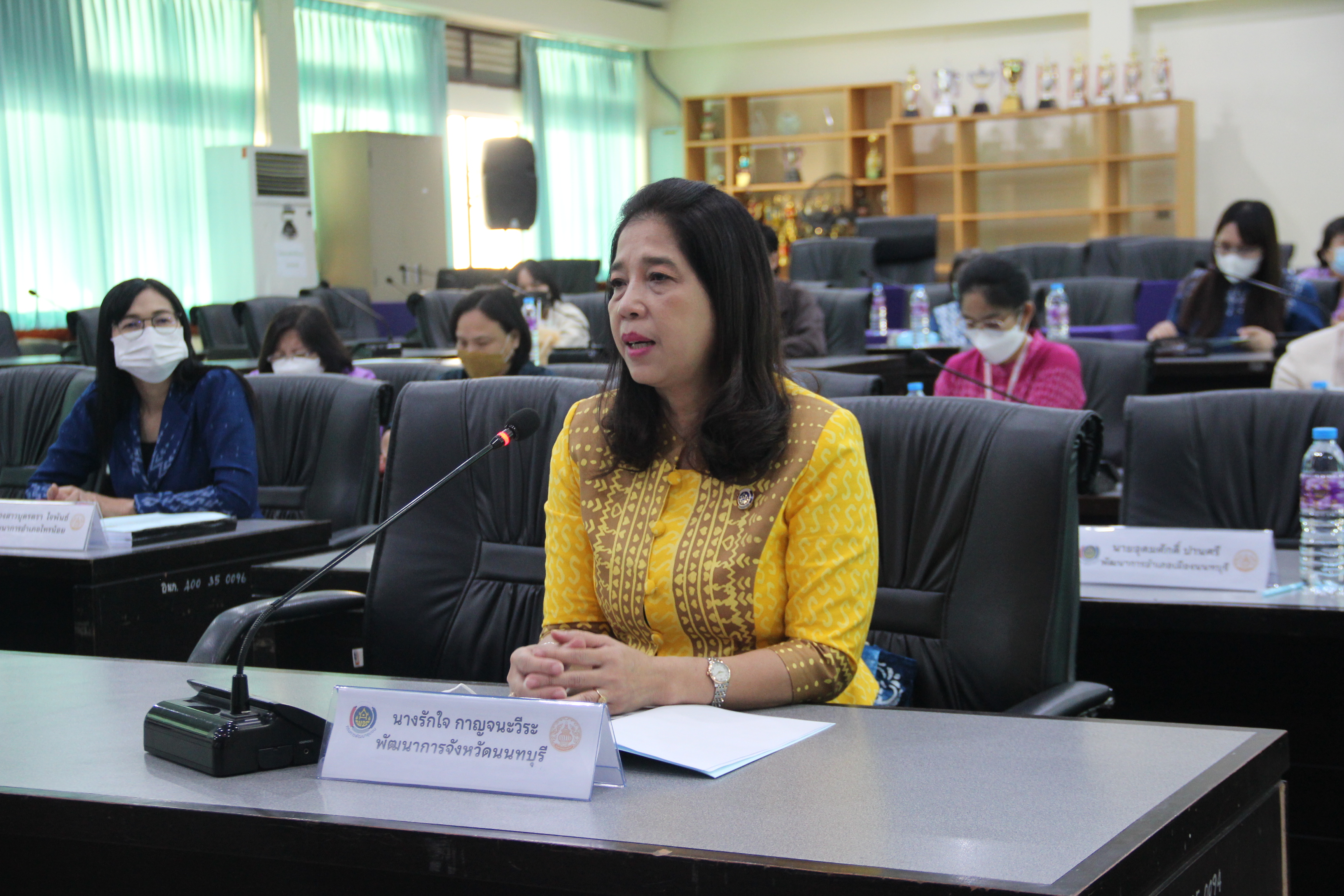 พช.นนทบุรี จัดประชุมเชิงปฏิบัติการการดำเนินงานตามมาตรการปรับปรุงประสิทธิภาพในการปฏิบัติราชการ  ประจำปีงบประมาณ พ.ศ. ๒๕๖๖