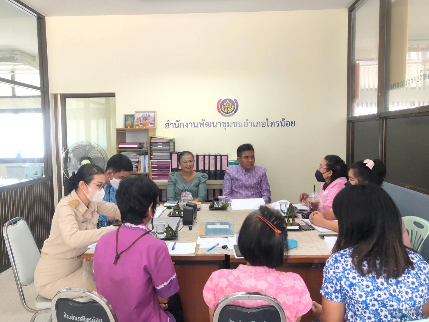 ผู้ตรวจราชการกรมการพัฒนาชุมชน ลงพื้นที่ตรวจติดตามผลการปฏิบัติราชการจังหวัดนนทบุรี