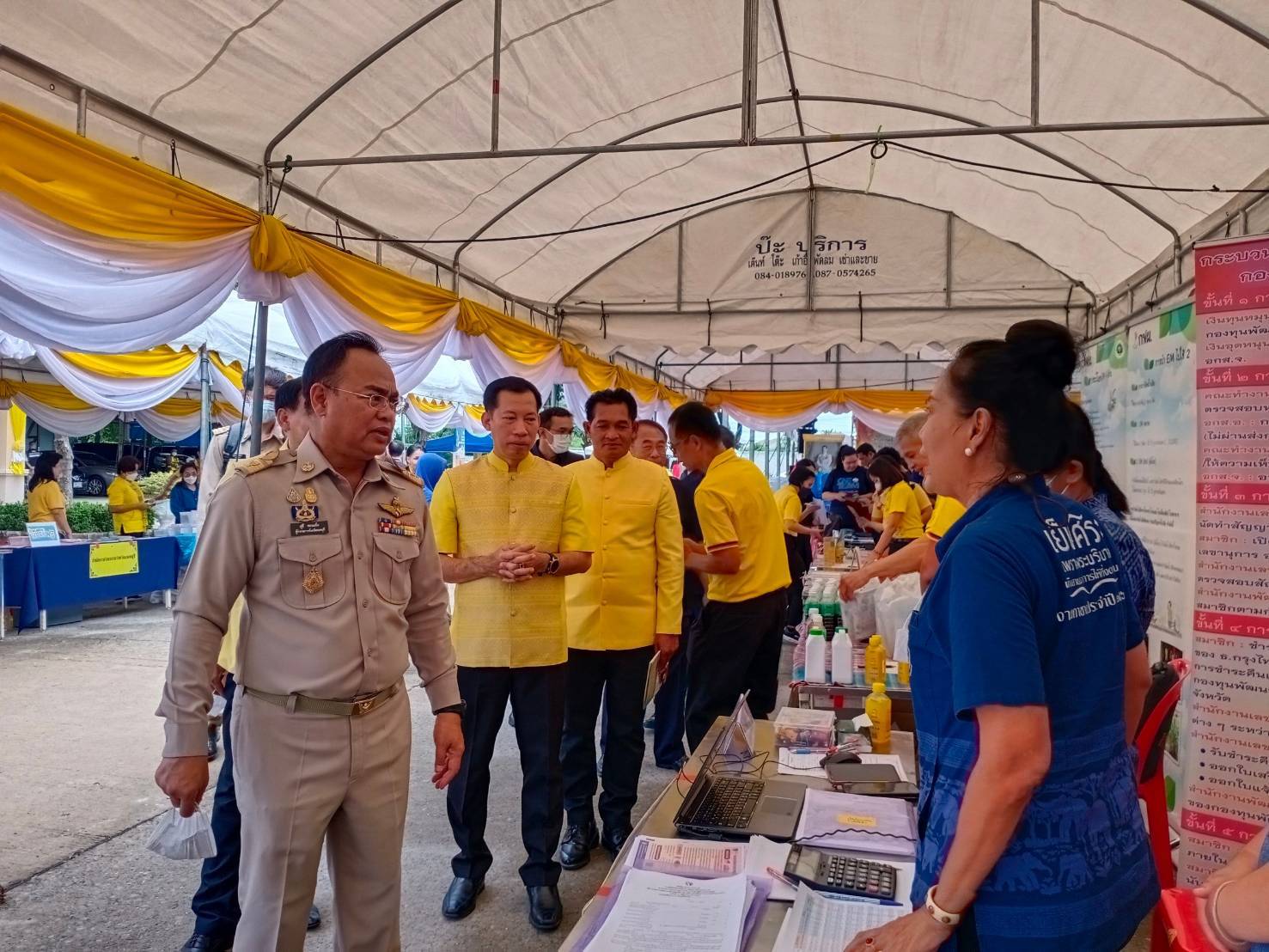พช.นนทบุรี จัดบูธคลินิกแก้ไขหนี้ตามโครงการไกล่เกลี่ยและลดความเดือดร้อนให้แก่ลูกหนี้กองทุนพัฒนาบทบาทสตรี พ.ศ. 2566