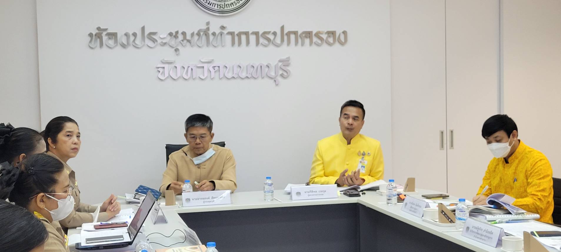 พช.นนทบุรี  รวมพลังนำเสนอผลการดำเนินงานพัฒนาชุมชนใสสะอาด ระดับ “ดีเด่น”  ประจำปีงบประมาณ พ.ศ. 2566