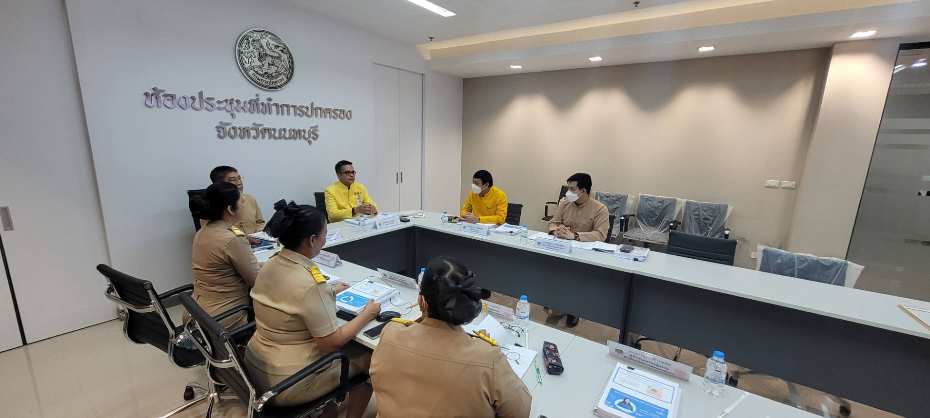 พช.นนทบุรี  รวมพลังนำเสนอผลการดำเนินงานพัฒนาชุมชนใสสะอาด ระดับ “ดีเด่น”  ประจำปีงบประมาณ พ.ศ. 2566