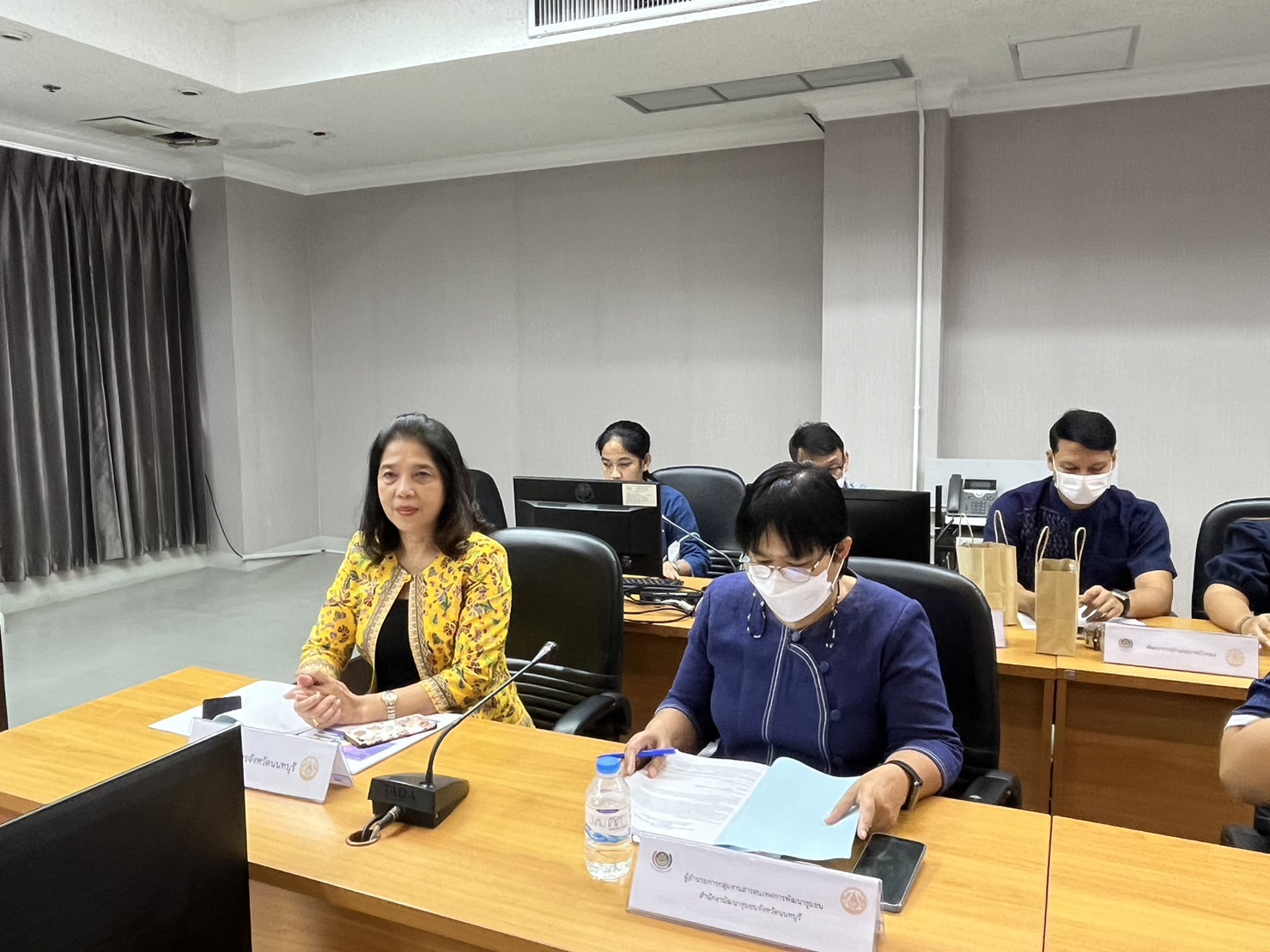 จังหวัดนนทบุรี ประชุมคณะทำงานบริหารการจัดเก็บข้อมูลเพื่อการพัฒนาชุมชน ระดับจังหวัด เพื่อสนับสนุนการตรวจสอบรับรองคุณภาพข้อมูล และส่งเสริมการใช้ประโยชน์ข้อมูลความจำเป็นพื้นฐาน (จปฐ.) และข้อมูลพื้นฐานระดับหมู่บ้าน (กชช. 2ค)