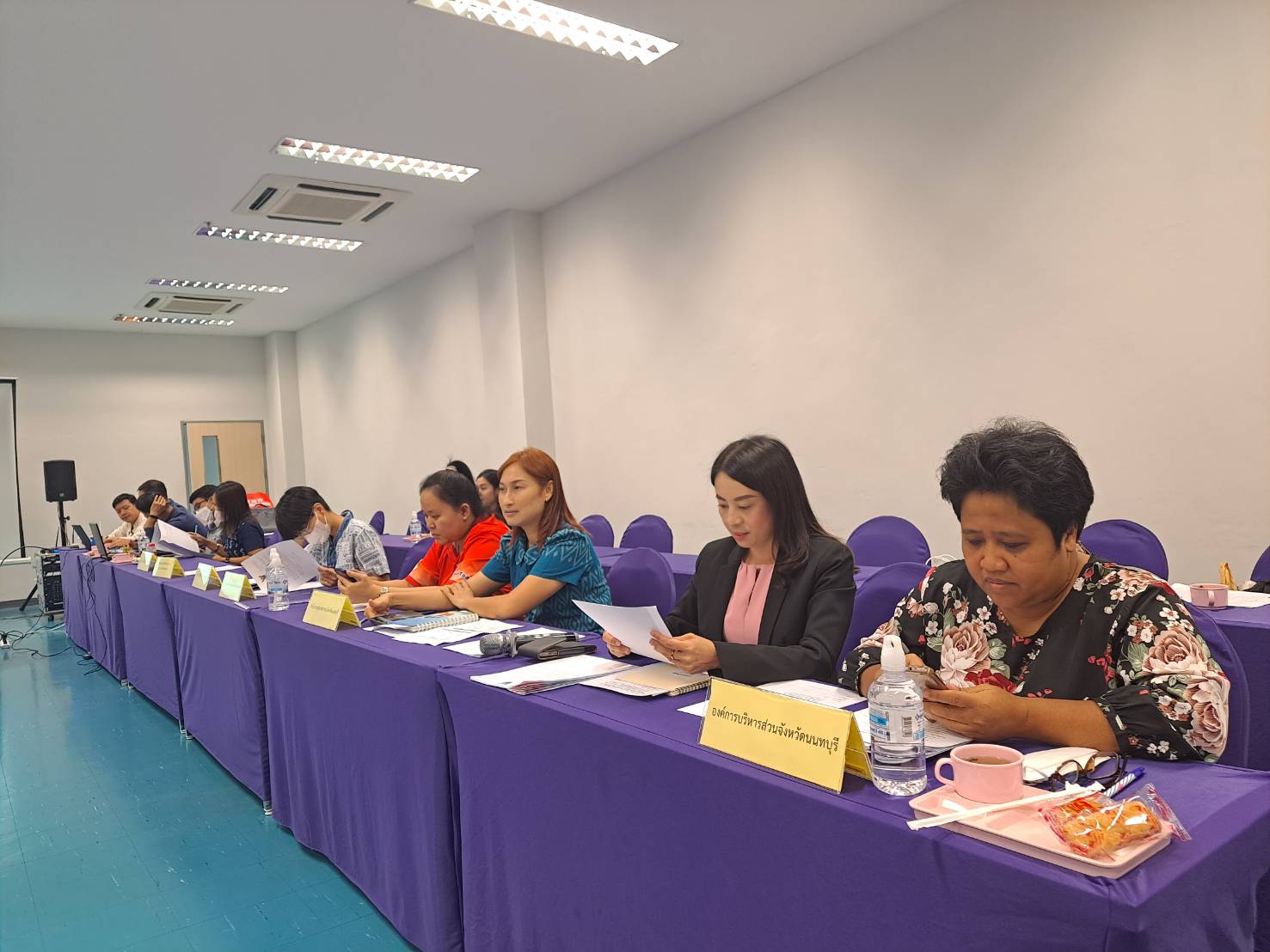 สพจ.นนทบุรี ร่วมประชุมคณะกรรมการเครือข่ายกลุ่มอาชีพและผู้ผลิต ผู้ประกอบการหนึ่งตำบล หนึ่งผลิตภัณฑ์ (OTOP) จังหวัดนนทบุรี