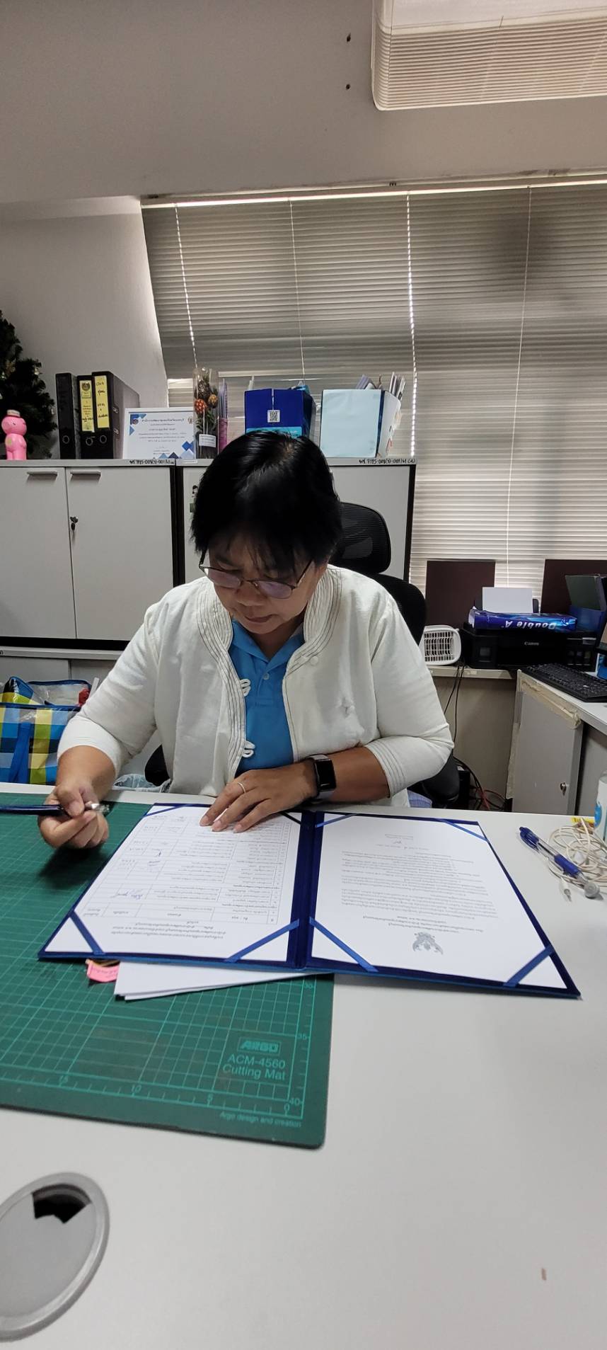 สำนักงานพัฒนาชุมชนจังหวัดนนทบุรี ร่วมประกาศเจตนารมณ์ในการต่อต้านการทุจริต ประจำปีงบประมาณ พ.ศ. 2567