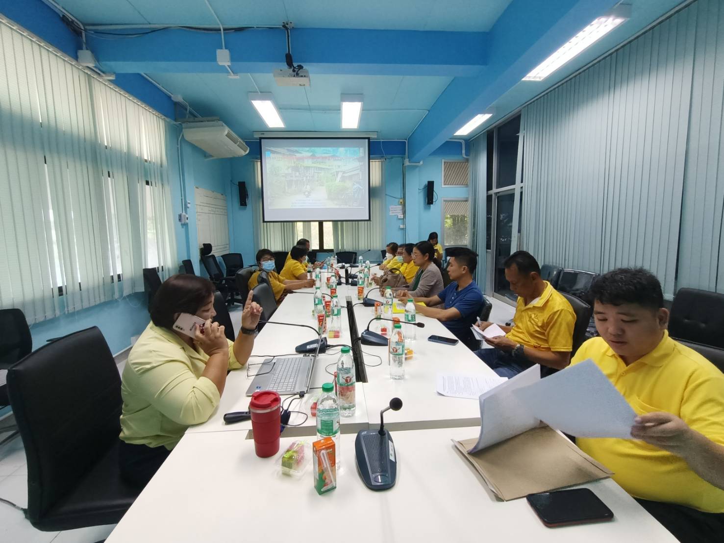 📌📑🎖️พช.บางกรวยดำเนินโครงการประชุมเชิงปฏิบัติการเสริมสร้างธรรมาภิบาลโครงการแก้ไขปัญหาความยากจน (กข.คจ) ระดับอำเภอ