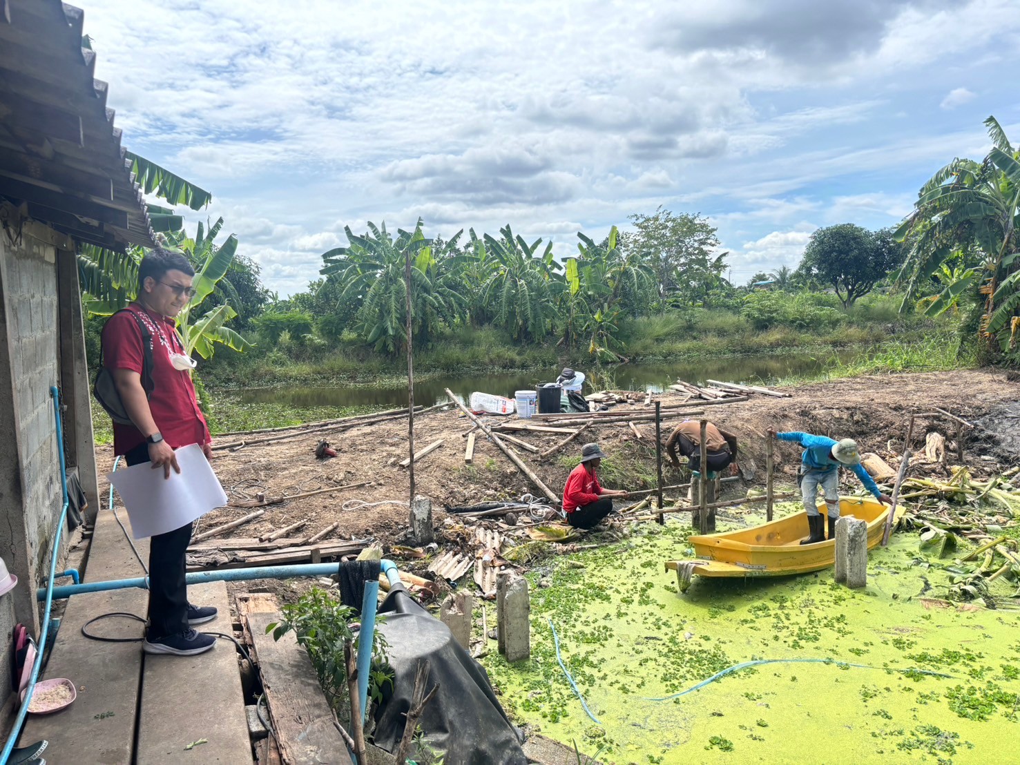 พช.บางใหญ่ ติดตามสนับสนุนโครงการบ้านห่วงใยจากใจ GLO ประจำปี 2566