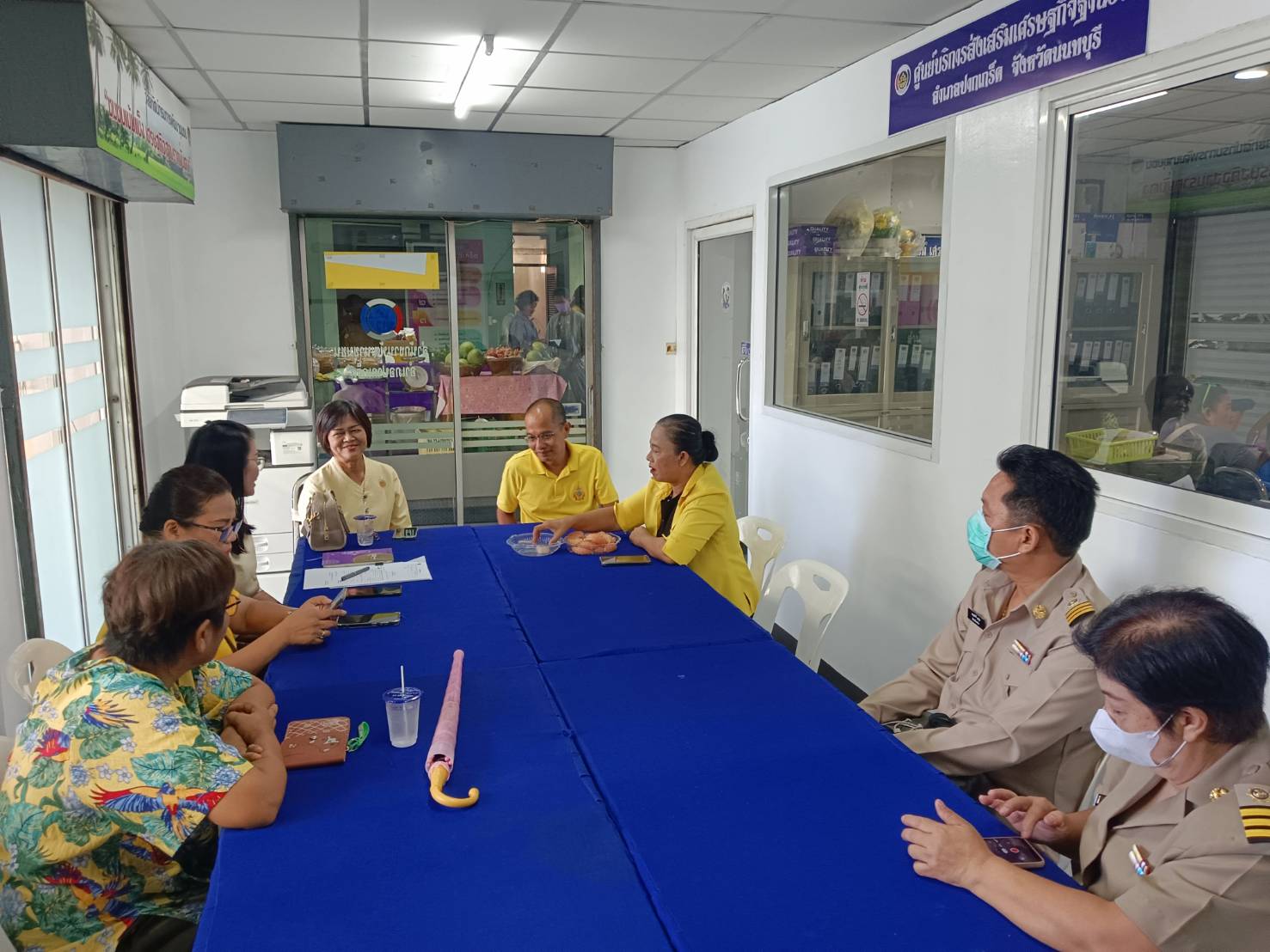 พช.ปากเกร็ดร่วมหารือแนวทางในการส่งเสริมการจัดตั้งศูนย์จัดการกองทุนชุมชนพัฒนาสู่การเป็นต้นแบบด้านการบริหารจัดการหนี้