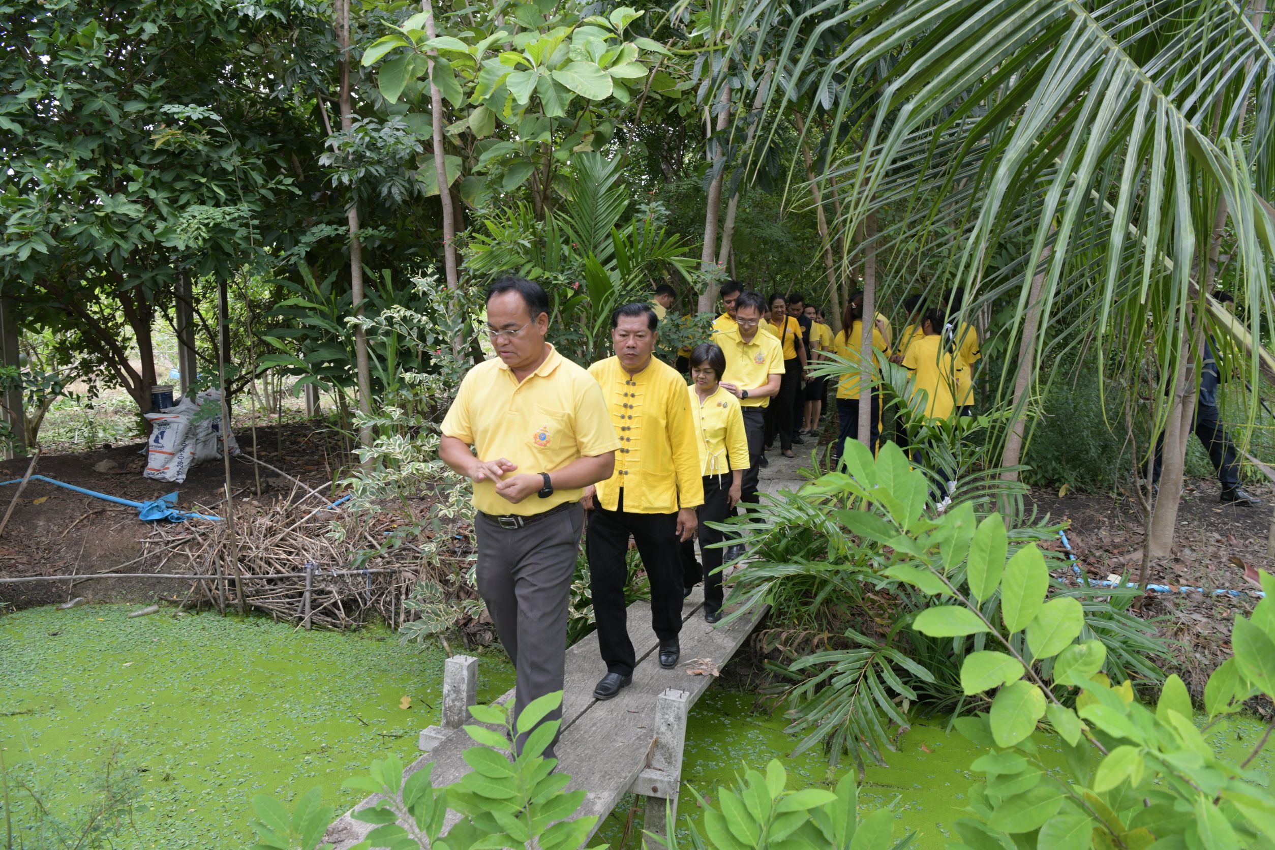 จังหวัดนนทบุรี (Kick off) โครงการ โคก หนอง นา อารยเกษตร เฉลิมพระเกียรติพระบาทสมเด็จพระเจ้าอยู่หัวเนื่องในโอกาสพระราชพิธีมหามงคลเฉลิมพระชนมพรรษา 6 รอบ 28 กรกฎาคม 2567