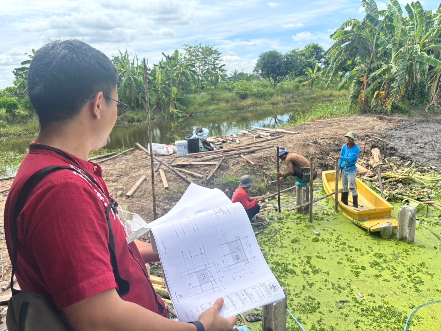 พช.บางใหญ่ ติดตามสนับสนุนโครงการบ้านห่วงใยจากใจ GLO ประจำปี 2566