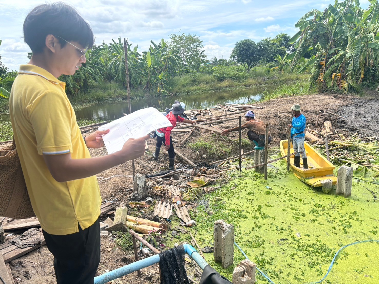 พช.บางใหญ่ ติดตามสนับสนุนโครงการบ้านห่วงใยจากใจ GLO ประจำปี 2566