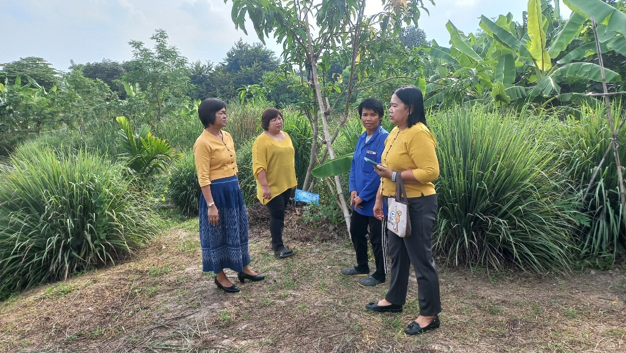 🚩พช.นนท์ ลงพื้นที่แปลงโคก หนอง นา