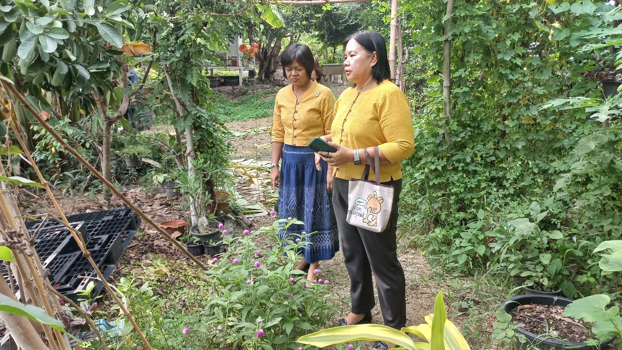 🚩พช.นนท์ ลงพื้นที่แปลงโคก หนอง นา