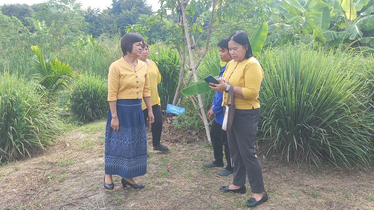 🚩พช.นนท์ ลงพื้นที่แปลงโคก หนอง นา