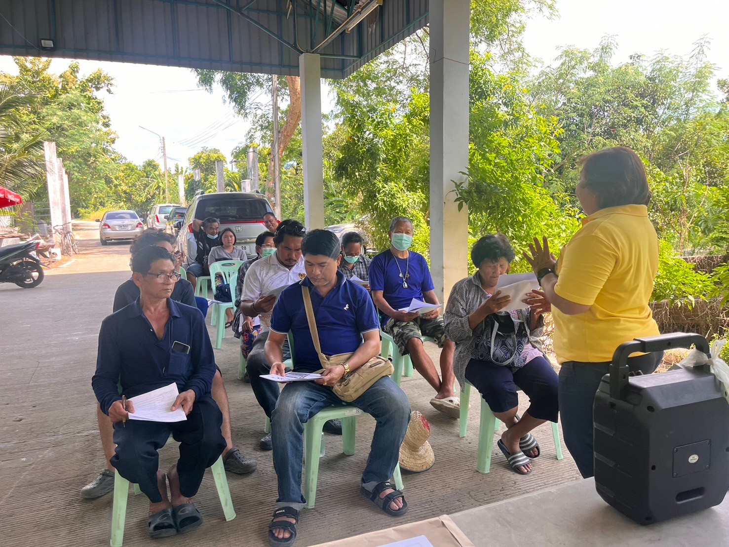 โครงการประชุมเชิงปฏิบัติการเสริมสร้างธรรมาภิบาลโครงการแก้ไขปัญหาความยากจน (กข.คจ.) ระดับอำเภอ