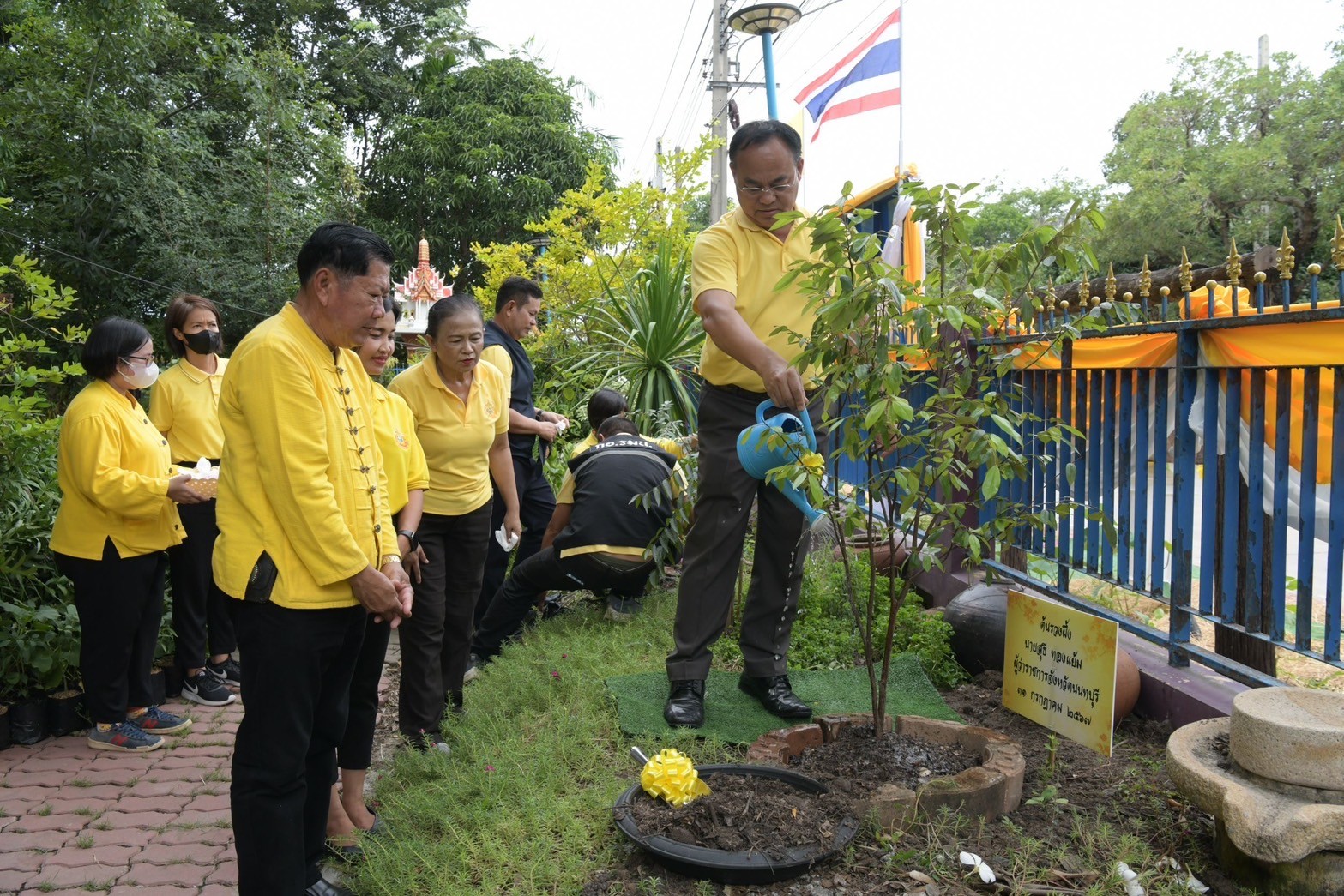 จังหวัดนนทบุรี (Kick off) โครงการ โคก หนอง นา อารยเกษตร เฉลิมพระเกียรติพระบาทสมเด็จพระเจ้าอยู่หัวเนื่องในโอกาสพระราชพิธีมหามงคลเฉลิมพระชนมพรรษา 6 รอบ 28 กรกฎาคม 2567
