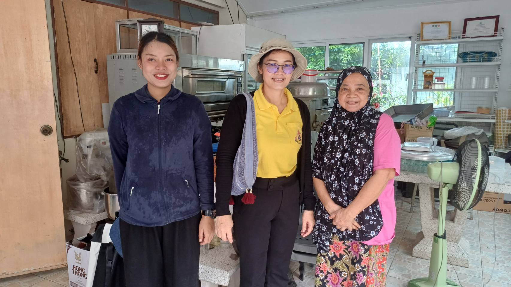 พช.ปากเกร็ด ลงพื้นที่ตรวจสอบครุภัณฑ์โครงการชุมชนท่องเที่ยว OTOP นวัตวิถี (ครุภัณฑ์สำหรับสนับสนุนผลิตภัณฑ์ OTOP)