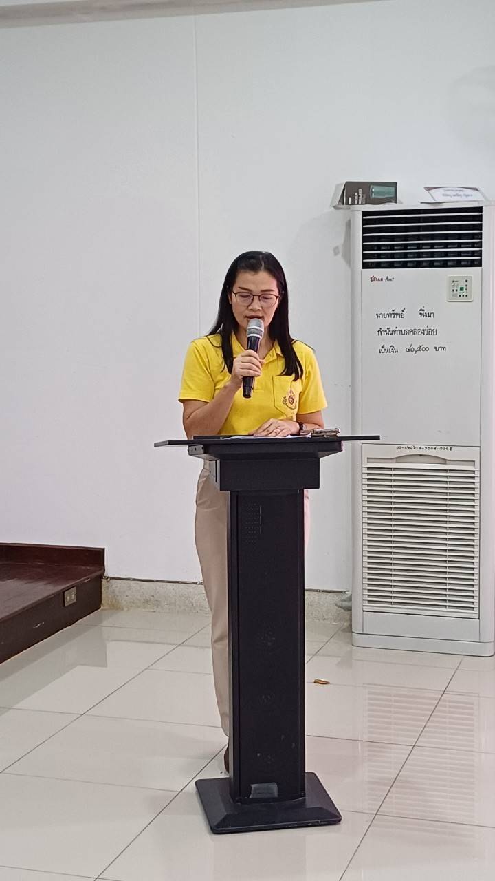 พช.ปากเกร็ดร่วมกับเครือข่ายกองทุนแม่ของแผ่นดินอำเภอปากเกร็ดดำเนินโครงการฝึกอบรมคณะกรรมการกองทุนแม่ของแผ่นดิน ในการให้ความรู้เรื่องการดูแลและระงับเหตุผู้ป่วยจิตเวช