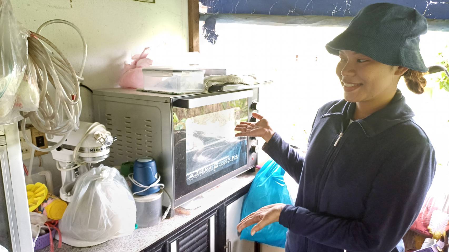 พช.ปากเกร็ด ลงพื้นที่ตรวจสอบครุภัณฑ์โครงการชุมชนท่องเที่ยว OTOP นวัตวิถี (ครุภัณฑ์สำหรับสนับสนุนผลิตภัณฑ์ OTOP)