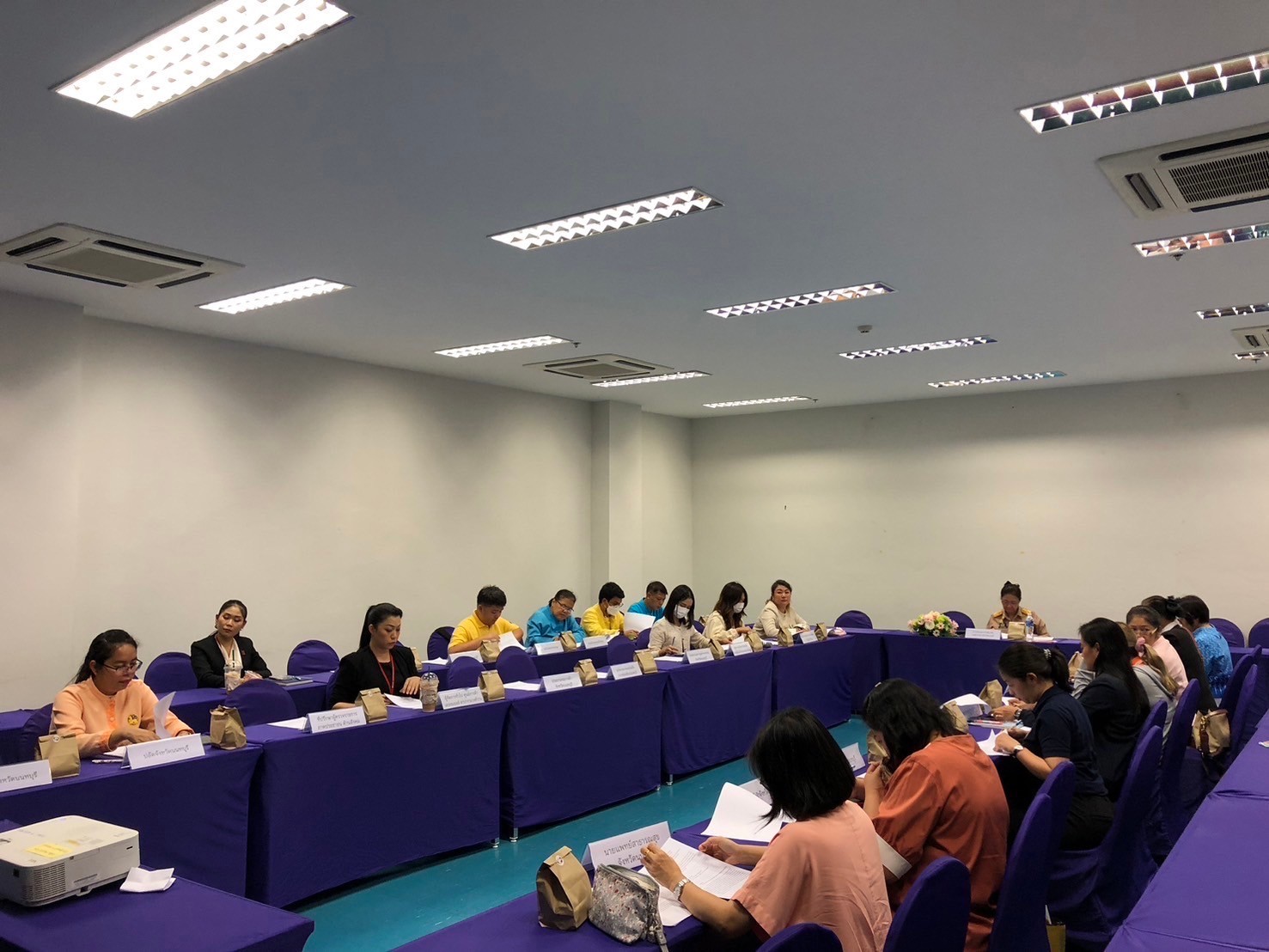 พช.นนท์ จัดประชุมคณะกรรมการประสานและขับเคลื่อนนโยบายสานพลังประชารัฐประจำจังหวัด (คสป.)