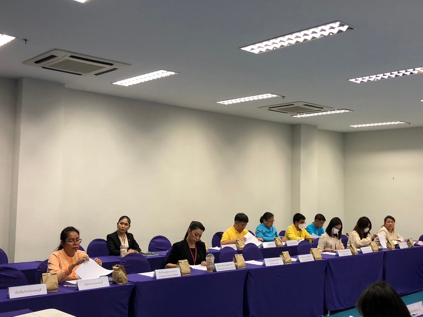 พช.นนท์ จัดประชุมคณะกรรมการประสานและขับเคลื่อนนโยบายสานพลังประชารัฐประจำจังหวัด (คสป.)