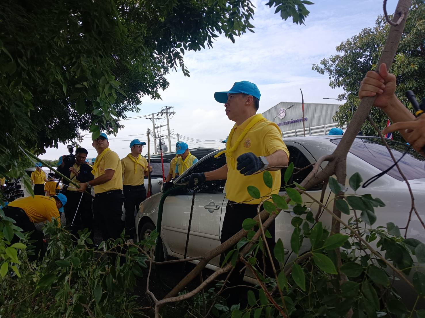 สพอ.ปากเกร็ด จ.นนทบุรี ร่วมกิจกรรมจิตอาสาพัฒนา เนื่องในวันนวมินทรมหาราช 13 ตุลาคม 2567