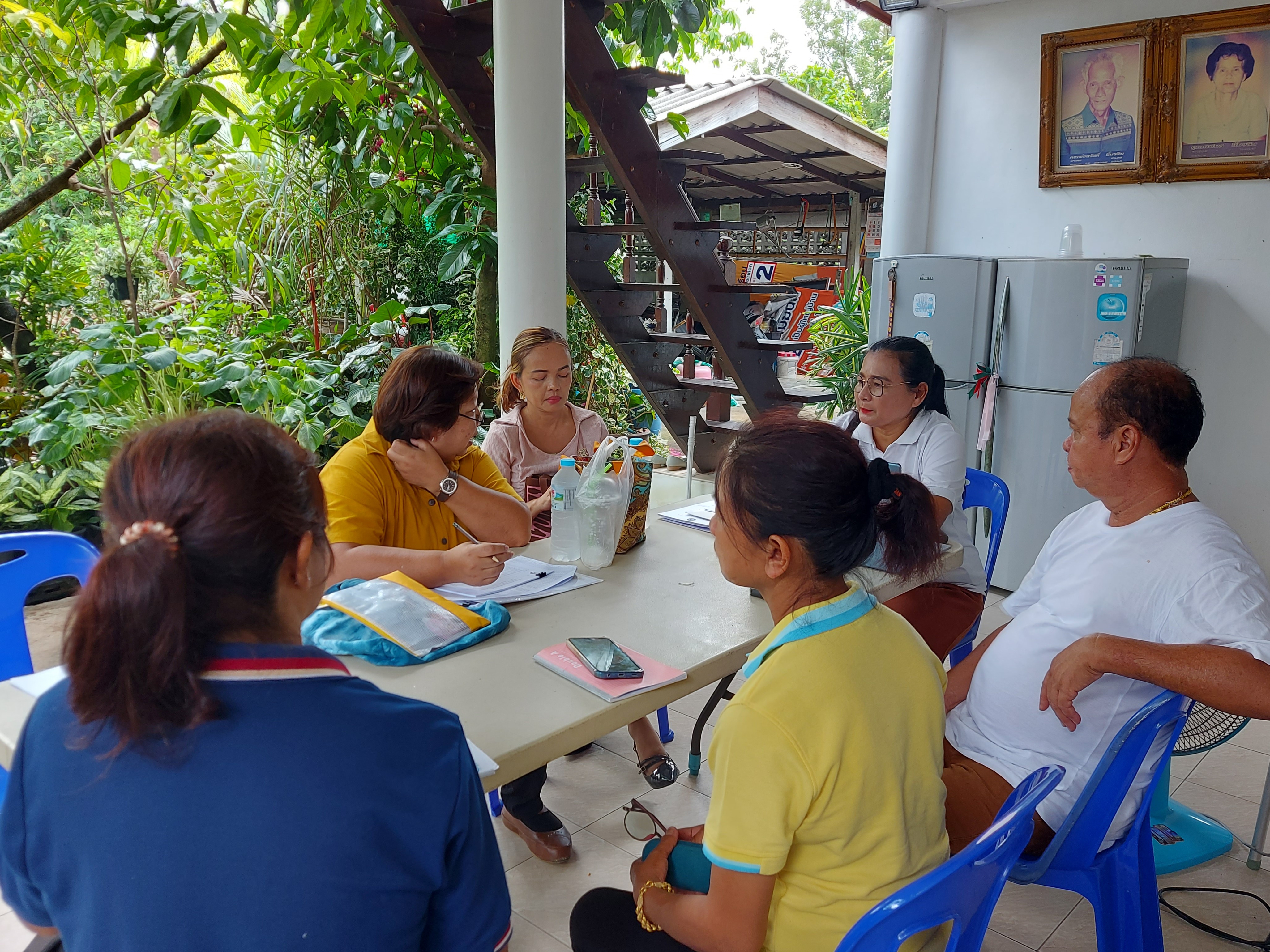 พช.จังหวัดนนทบุรี ติดตามการดำเนินงานกลุ่มออมทรัพย์เพื่อการผลิตในพื้นที่อำเภอบางใหญ่