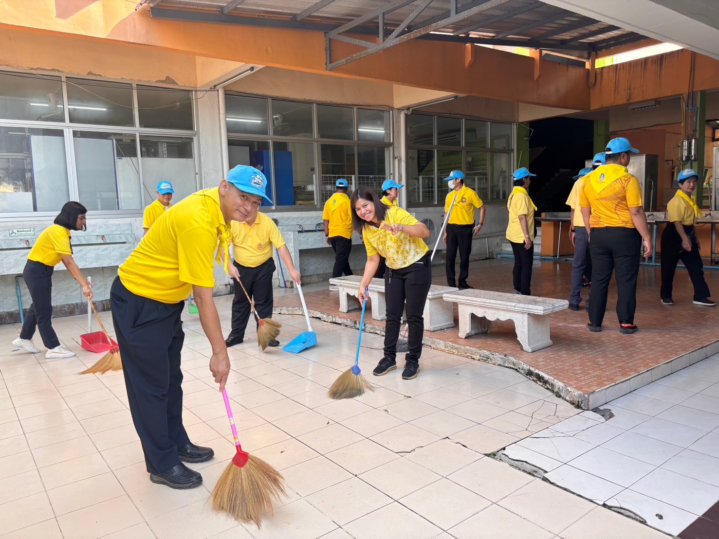 พช.บางกรวย ร่วมกิจกรรมจิตอาสาเราทำความดี ด้วยหัวใจ อำเภอบางกรวย