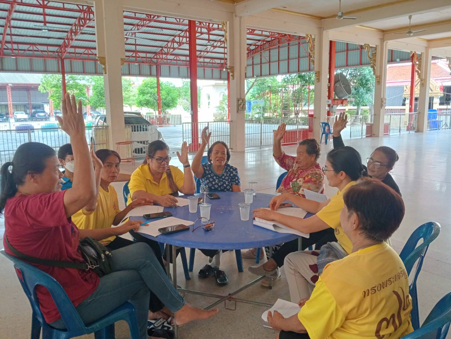 พช.ปากเกร็ด ประชุมอาสาสมัครผู้ประสานงานการดำเนินงานกองทุนพัฒนาบทบาทสตรีหมู่บ้าน/ชุมชน คัดเลือกคณะทำงานขับเคลื่อนกองทุนพัฒนาบทบาทสตรีตำบล/เทศบาล