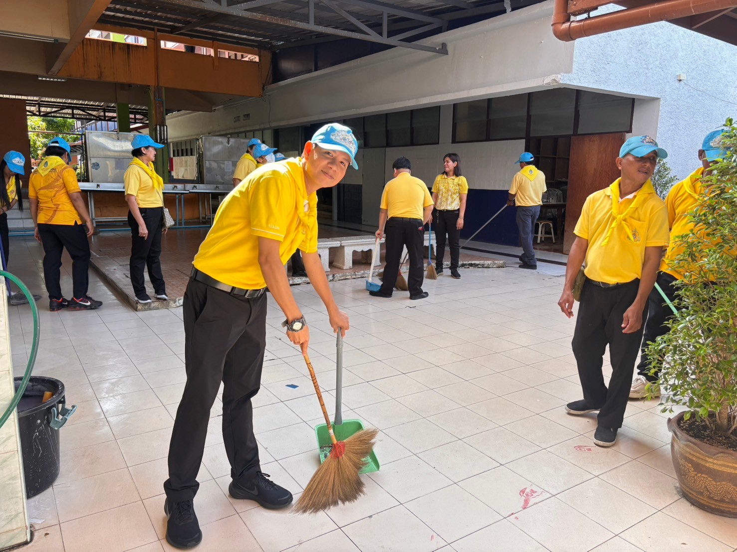 พช.บางกรวย ร่วมกิจกรรมจิตอาสาเราทำความดี ด้วยหัวใจ อำเภอบางกรวย