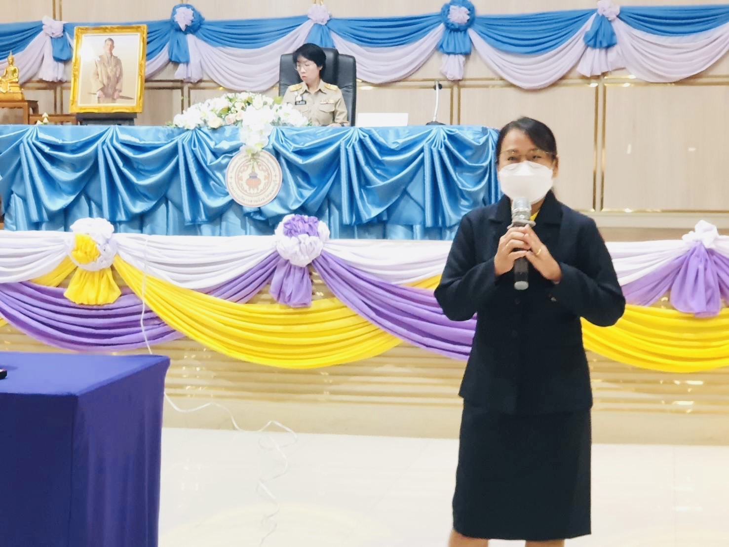 สพอ.เมืองนนทบุรี ร่วมประชุมหัวหน้าส่วนราชการ กำนัน ผู้ใหญ่บ้าน ฯ