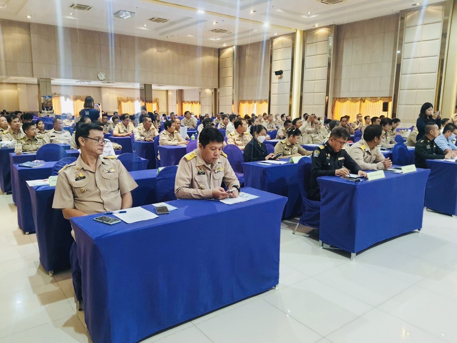 สพอ.เมืองนนทบุรี ร่วมประชุมหัวหน้าส่วนราชการ กำนัน ผู้ใหญ่บ้าน ฯ
