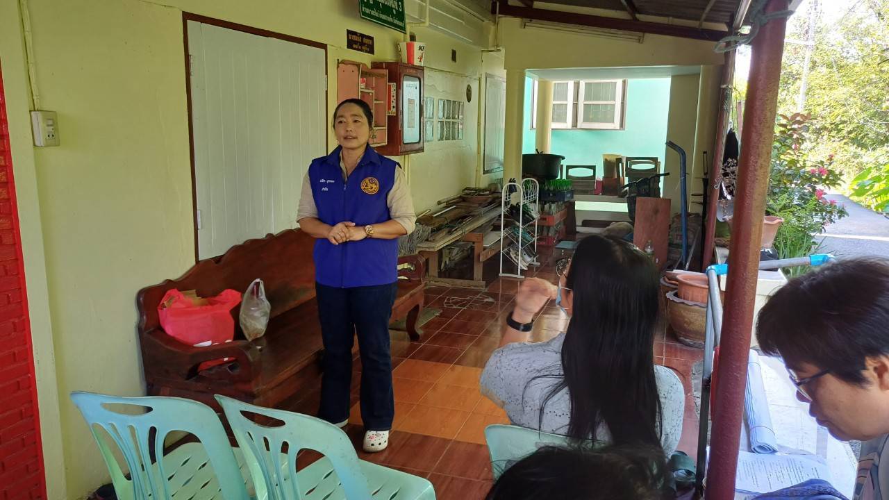 พช.ปากเกร็ด ส่งเสริมการจัดตั้งกลุ่มออมทรัพย์เพื่อการผลิตบ้านเตย ตำบลบางตะไนย์