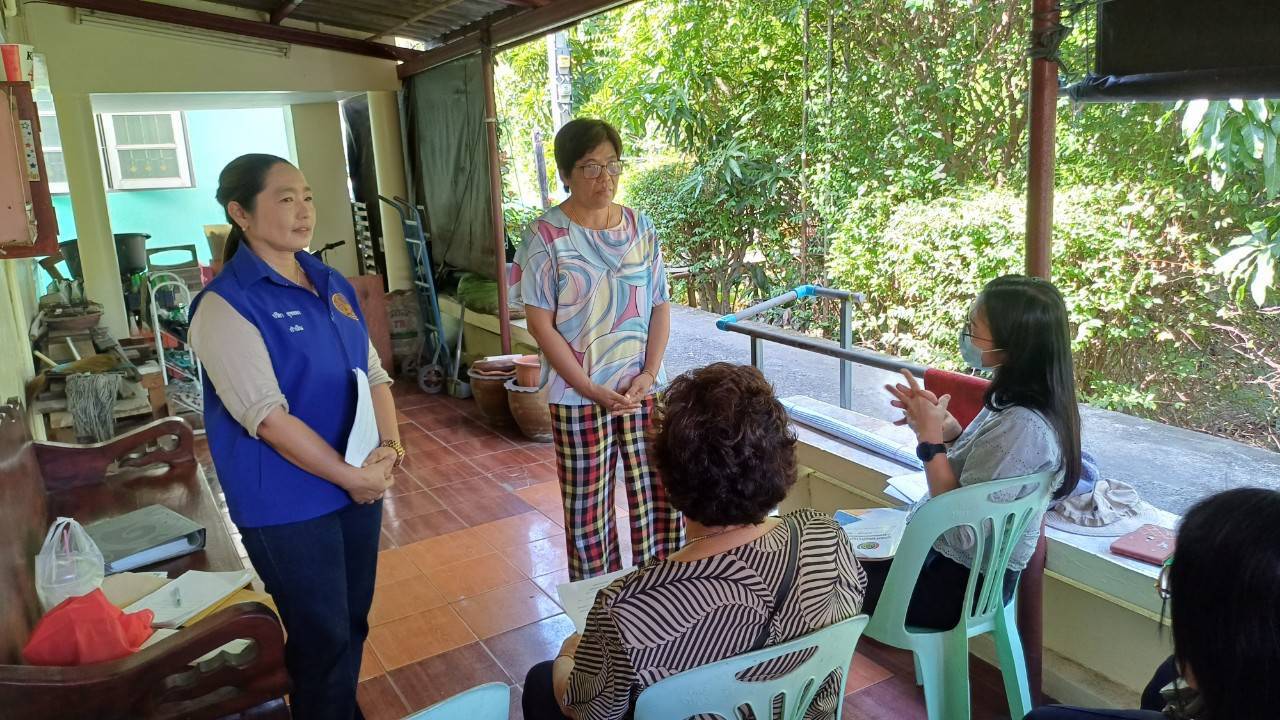 พช.ปากเกร็ด ส่งเสริมการจัดตั้งกลุ่มออมทรัพย์เพื่อการผลิตบ้านเตย ตำบลบางตะไนย์