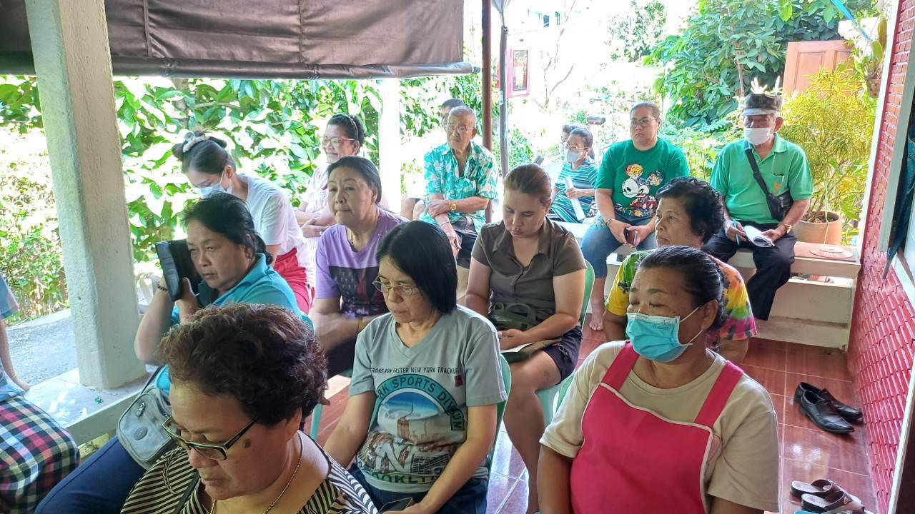 พช.ปากเกร็ด ส่งเสริมการจัดตั้งกลุ่มออมทรัพย์เพื่อการผลิตบ้านเตย ตำบลบางตะไนย์