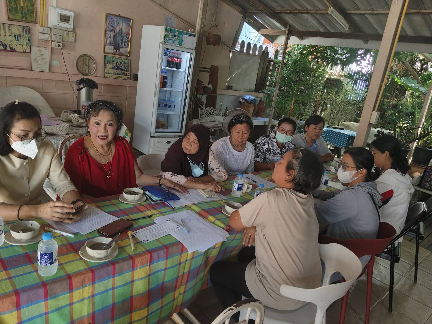 พช.ปากเกร็ด จัดประชุมคณะกรรมการพัฒนาสตรีตำบลเกาะเกร็ด