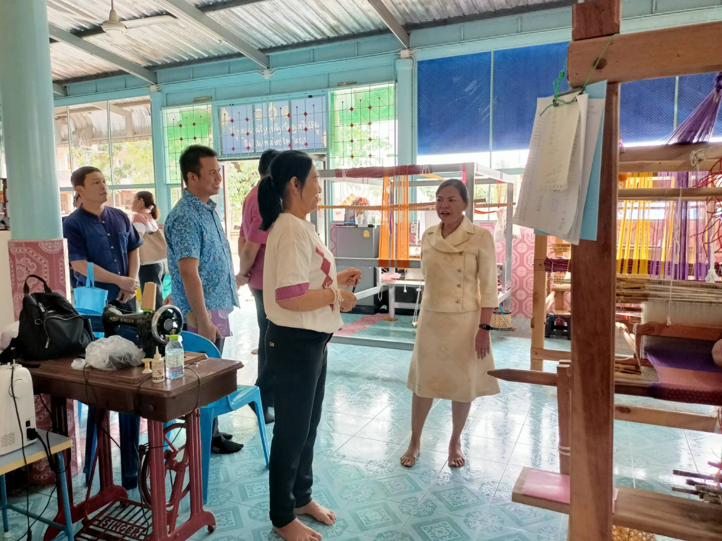 📢📢📑สพจ.นนทบุรีร่วมกับพช.บางกรวย ติดตามการจัดทำโครงการพัฒนาและยกระดับการวิจัยและนวัตกรรมงานพัฒนาชุมชน ประจำปีงบประมาณ พ.ศ. 2568