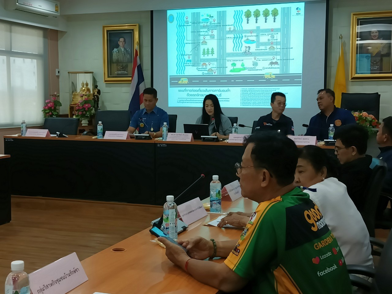 พช.บางกรวย ร่วมการประชุม “การท่องเที่ยวจังหวัดนนทบุรี สู่เส้นทางการท่องเที่ยว ด้วยความเป็นกลางทางคาร์บอนอย่างยั่งยืน”