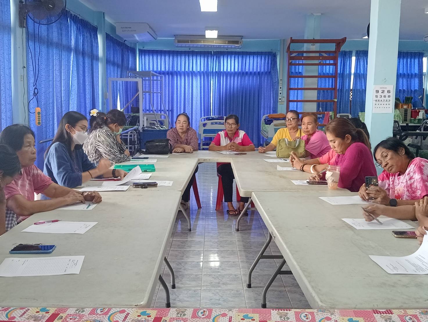 พช. ปากเกร็ด ประชุมคณะกรรมการพัฒนาสตรีตำบลคลองข่อย