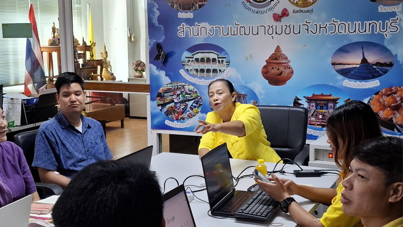 พช.นนทบุรีจัดการอบรมการบริหารจัดการข้อมูลกลางเพื่อการพัฒนาชุมชน