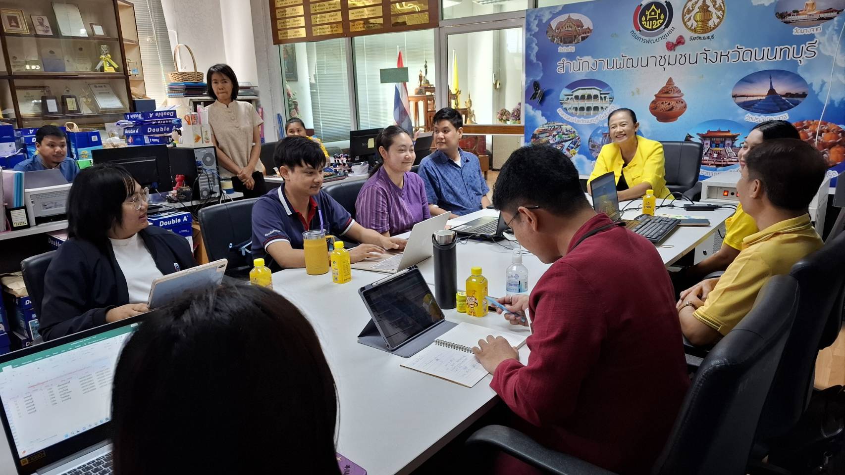 พช.นนทบุรีจัดการอบรมการบริหารจัดการข้อมูลกลางเพื่อการพัฒนาชุมชน