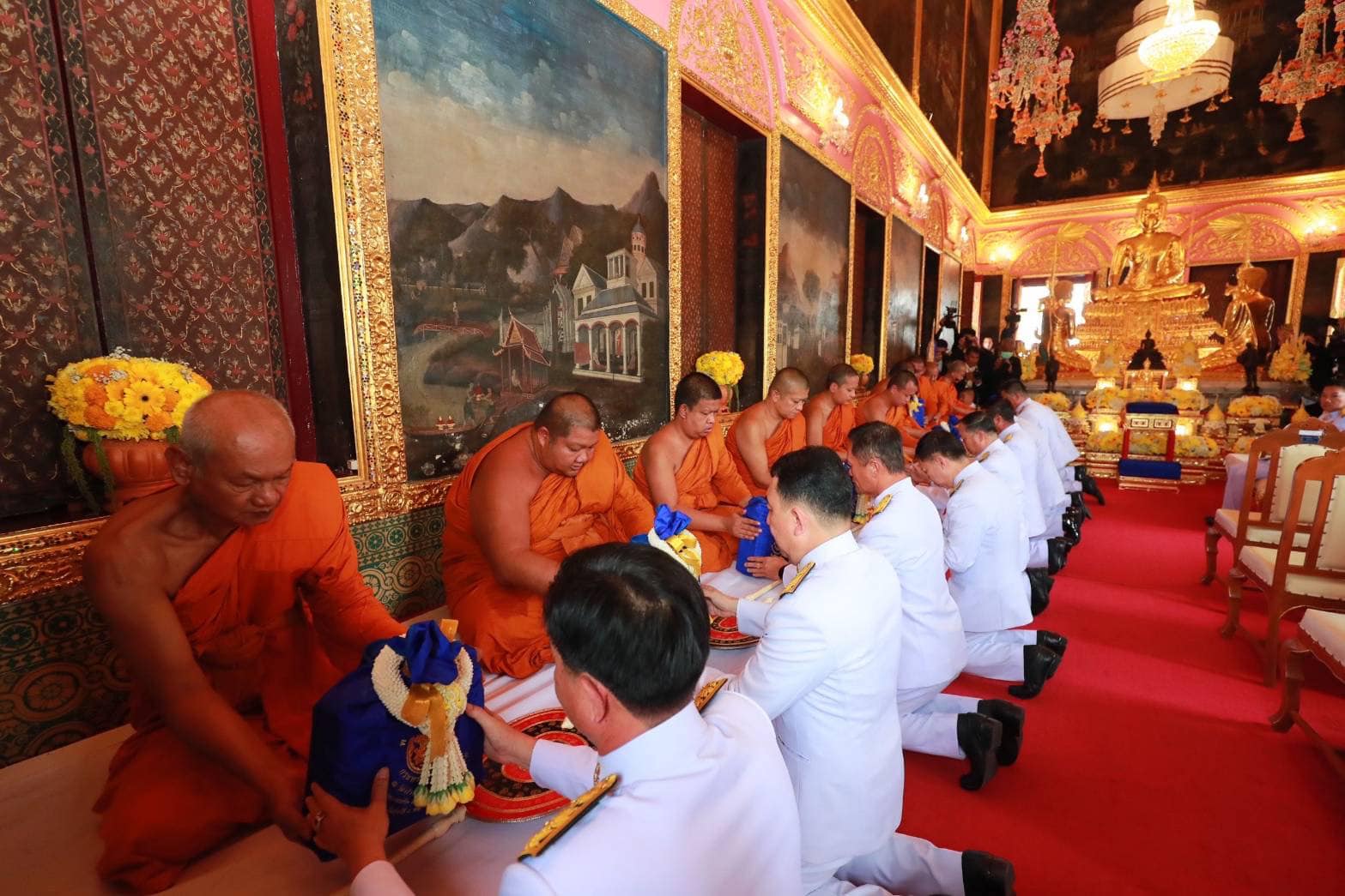 พช.ปากเกร็ดร่วมพิธีถวายผ้าพระกฐินพระราชทานของกระทรวงมหาดไทยประจำปีพ.ศ.2567 ณ วัดปรมัยยิกาวาส วรวิหาร