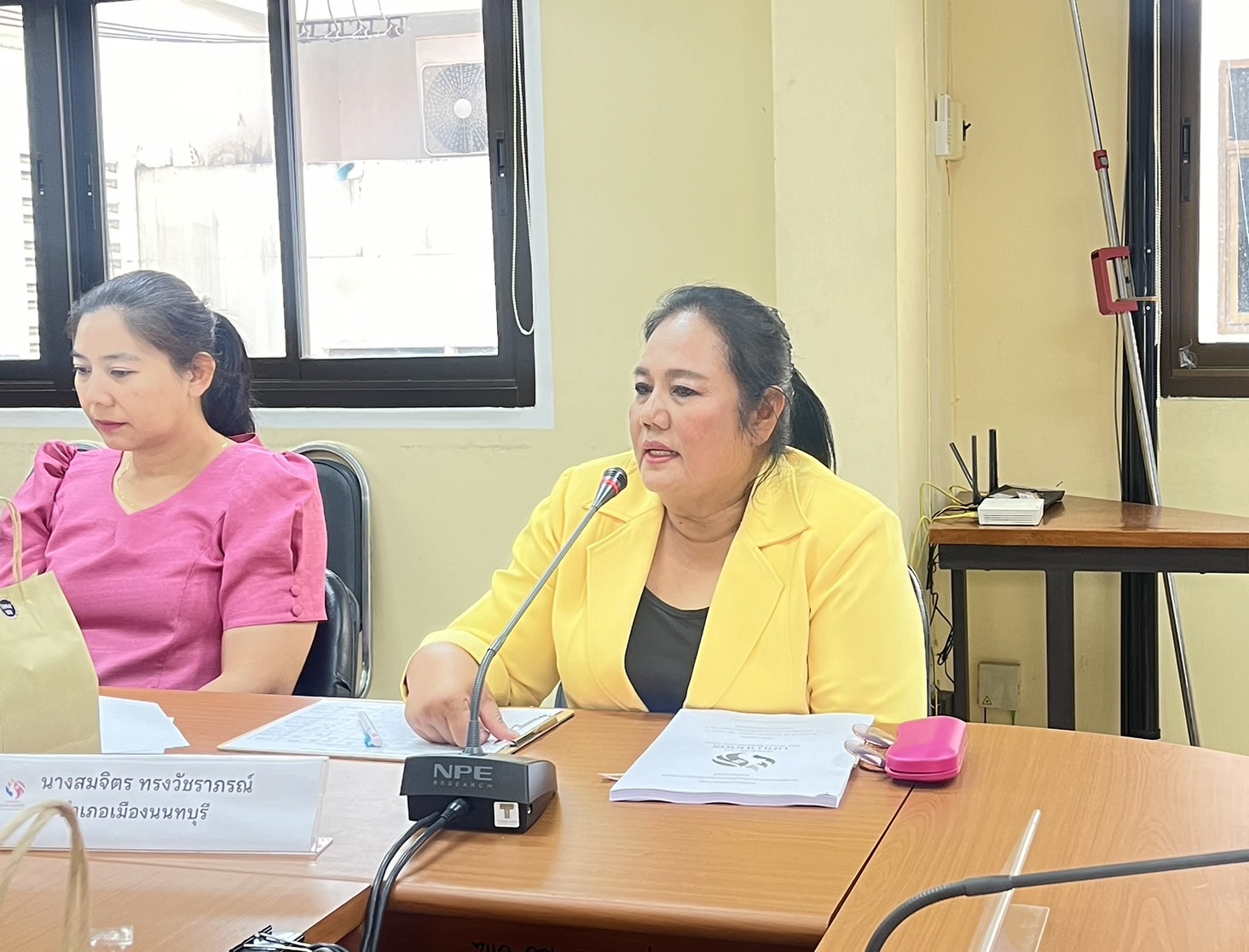 สพอ.เมืองนนทบุรีประชุมคัดเลือกคณะทำงานขับเคลื่อนกองทุนพัฒนาบทบาทสตรีจังหวัดนนทบุรี ครั้งที่ 8/2567